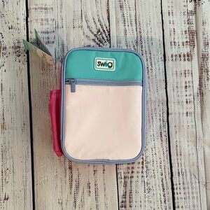 Swig Pink and Green Food Storage Bag